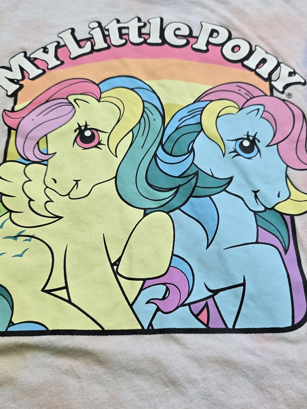 My Little Pony T-Shirt Size L (11/13) 80s Retro Inspired 1980s Nostalgia Ponies